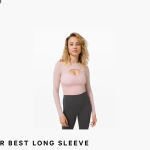 Lululemon Better Best Crop long sleeve